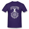 camiseta vikinga yggdrasil violeta
