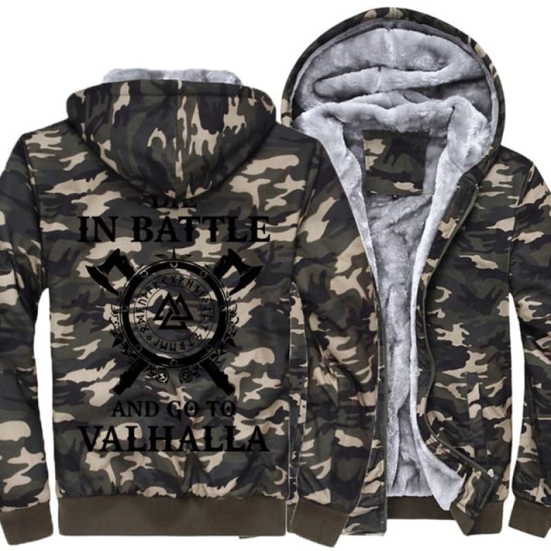 chaqueta vikinga valhalla militar