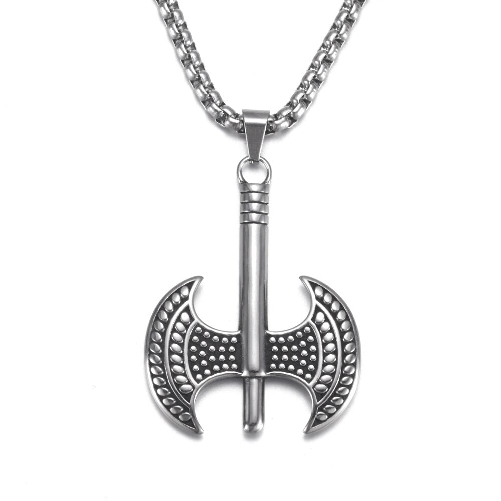collar vikingo hacha