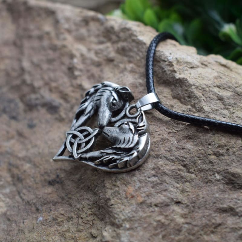 collar vikingo lobo
