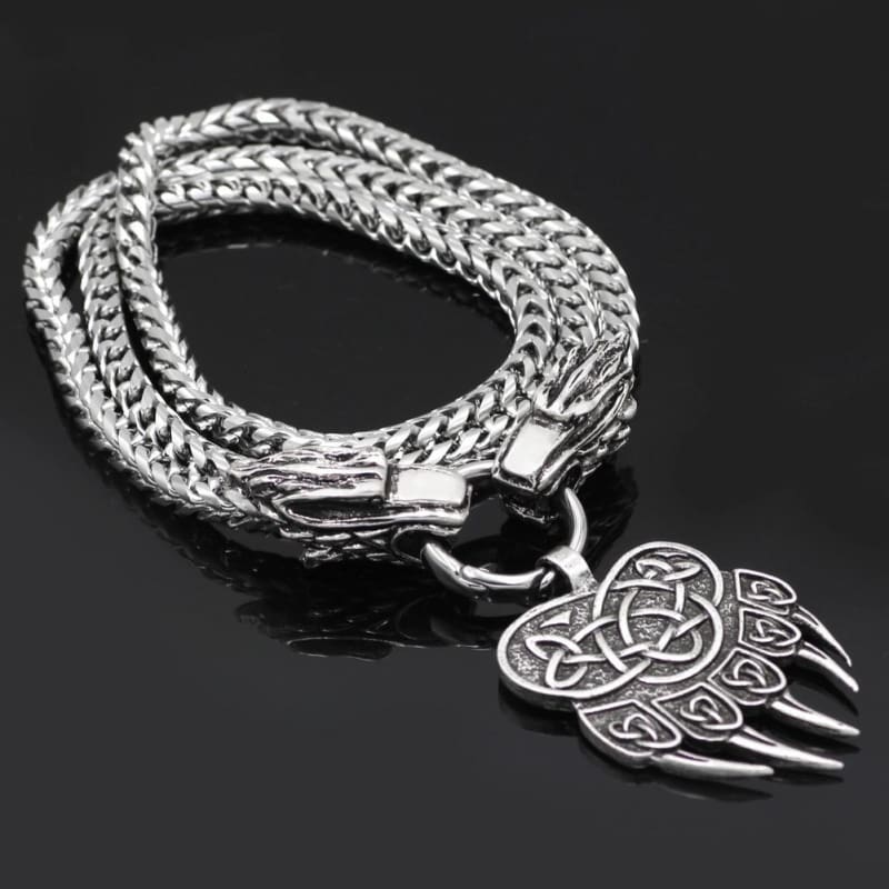 collar vikingo pata oso