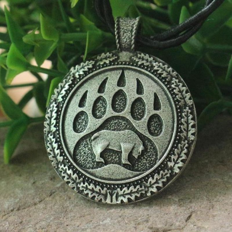 collar huella de oso