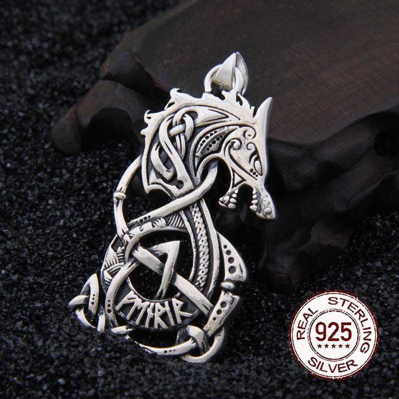 Collar Lobo Plata