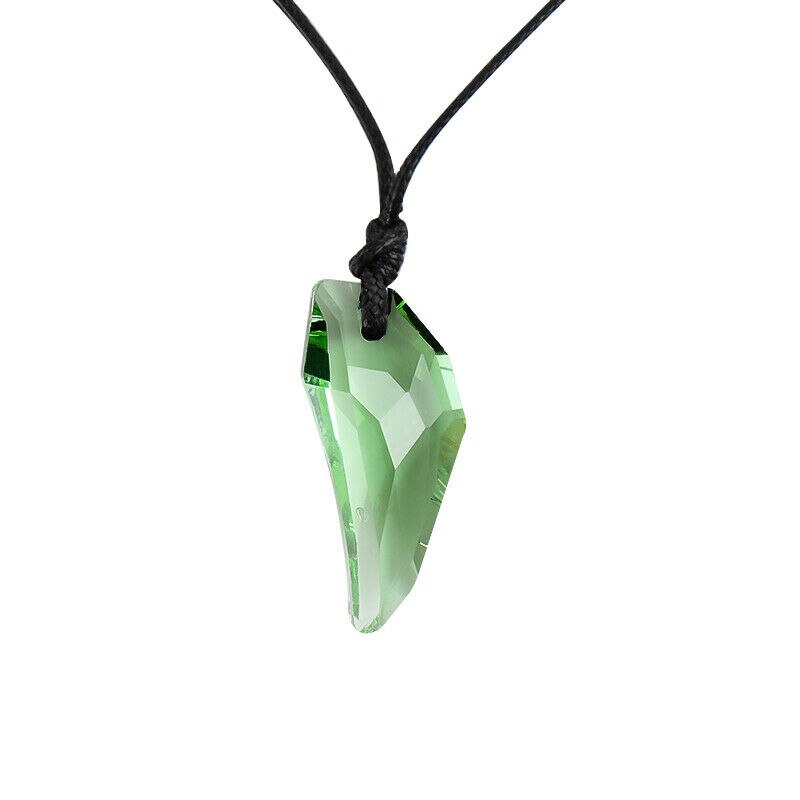 collar piedra verde