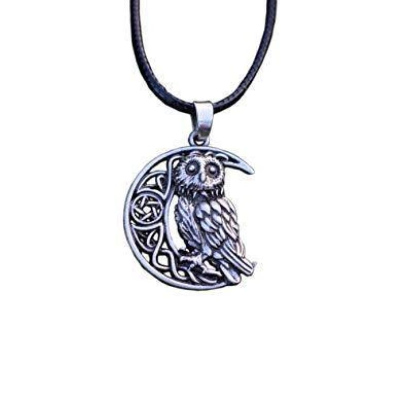 Collar Búho y Luna