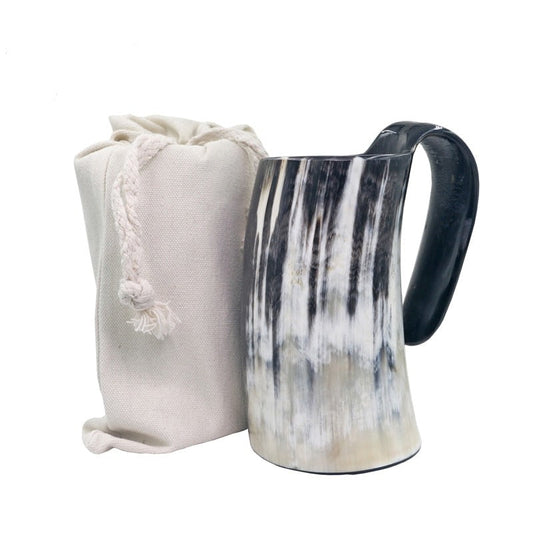 cuerno vikingo taza