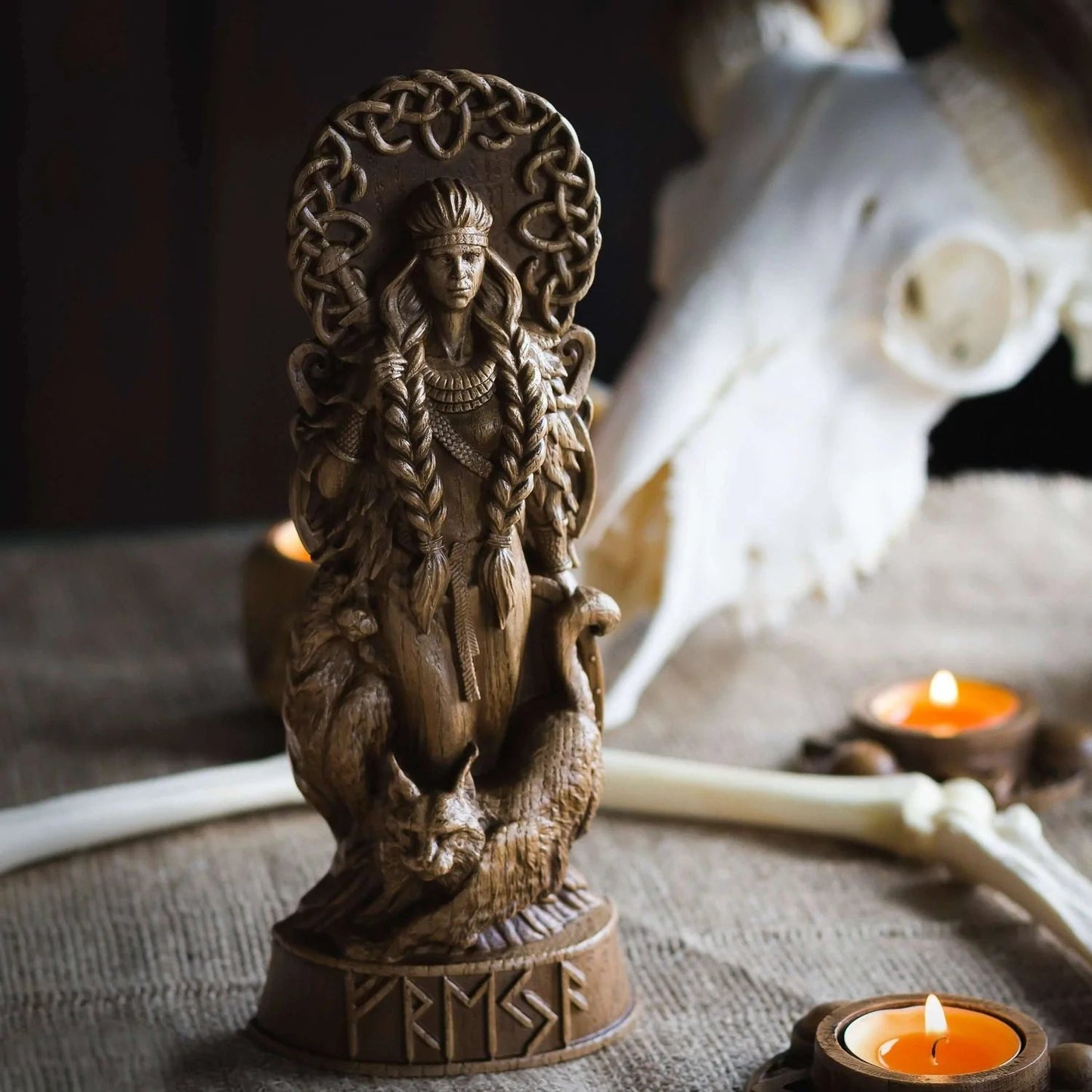 estatua de freya