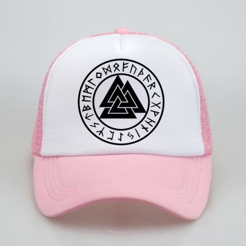 gorra valknut rosa