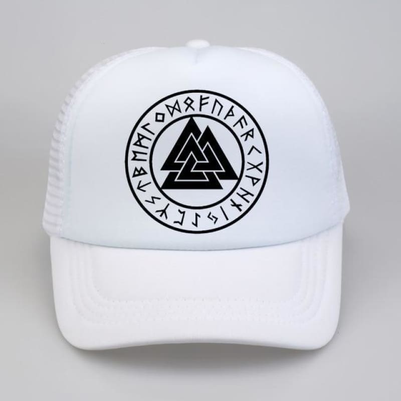 gorra vikinga blanca