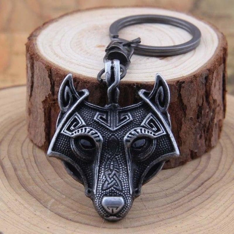 llavero vikingo lobo fenrir