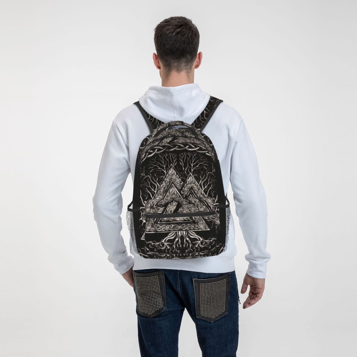 mochila vikinga valknut