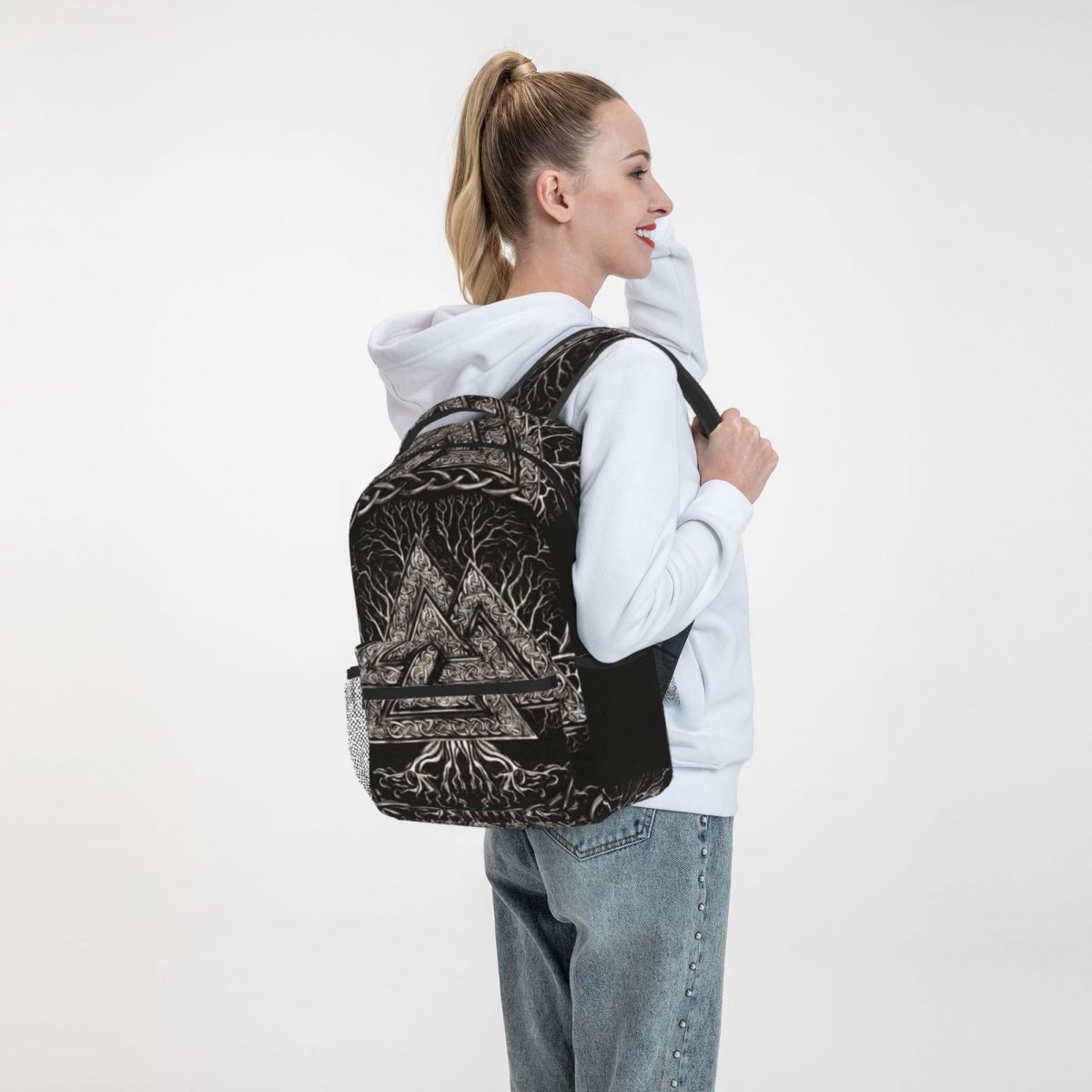 mochila vikinga de valknut