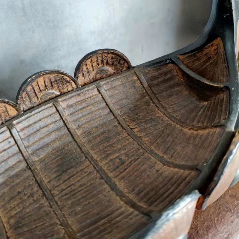 modelo de barco vikingo