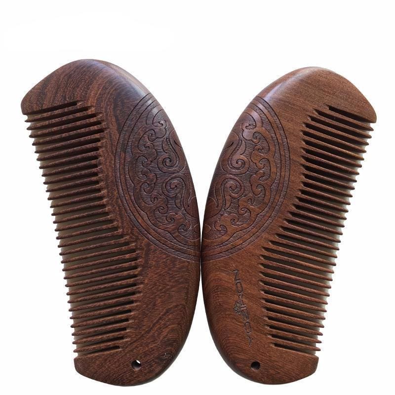 peine vikingo de madera