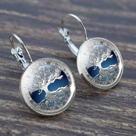 pendientes arbol yggdrasil