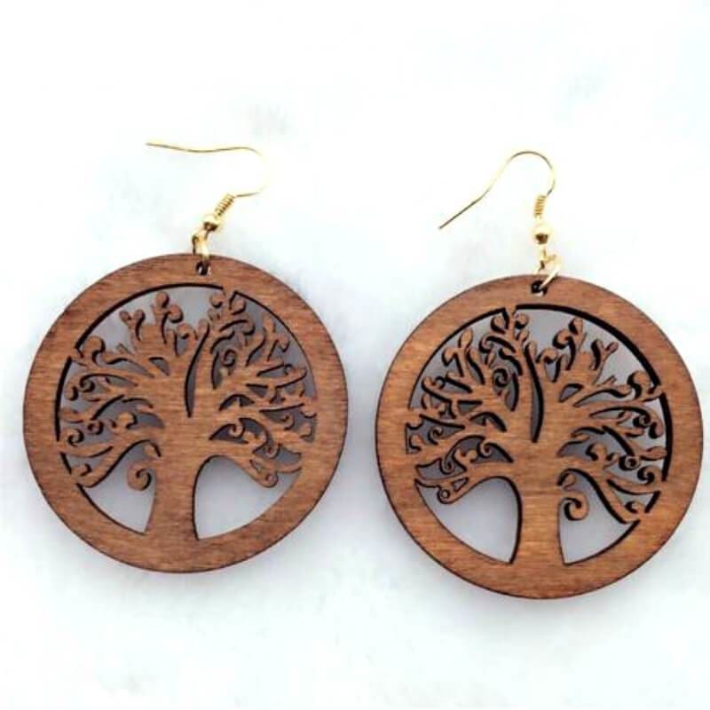 pendientes arbol de la vida