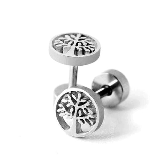 pendientes yggdrasil arbol vida