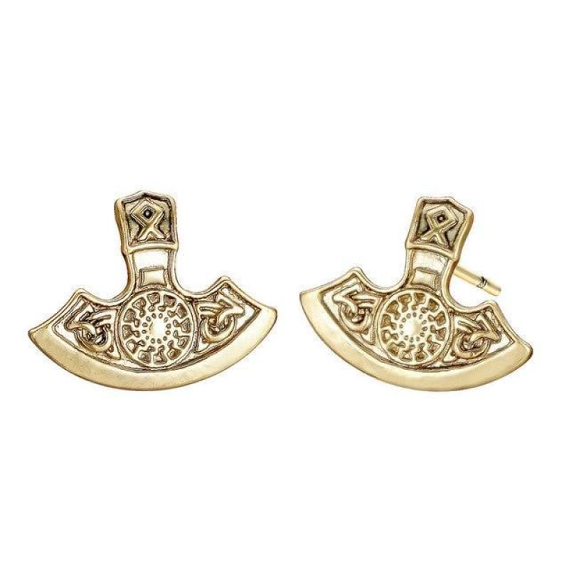 pendientes vikingos hacha - Biôrnólfr