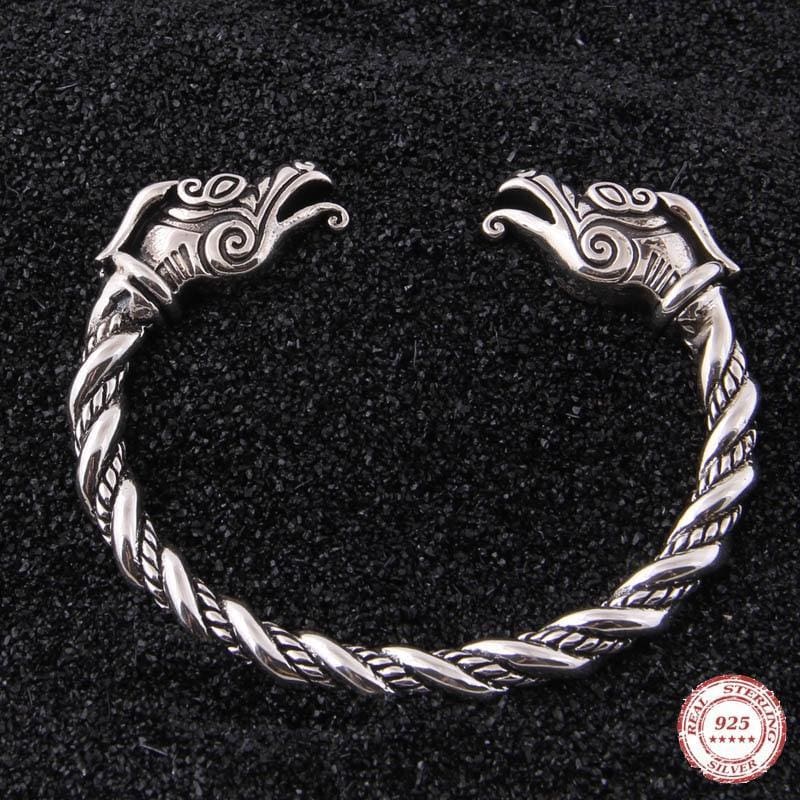 Pulsera Dragón Plata