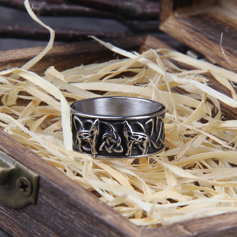anillo lobos celtas