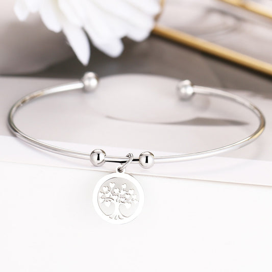 pulsera arbol de la vida plata