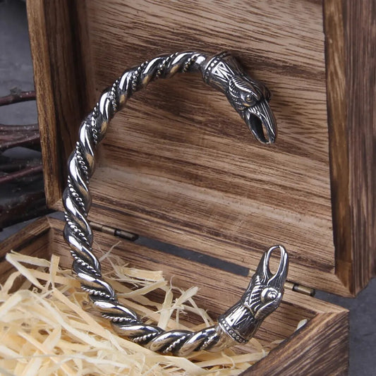 pulsera cuervo vikingo