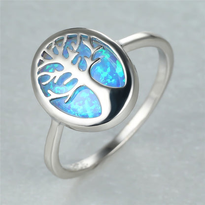 anillo arbol mujer