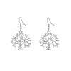 pendientes plata arbol de la vida