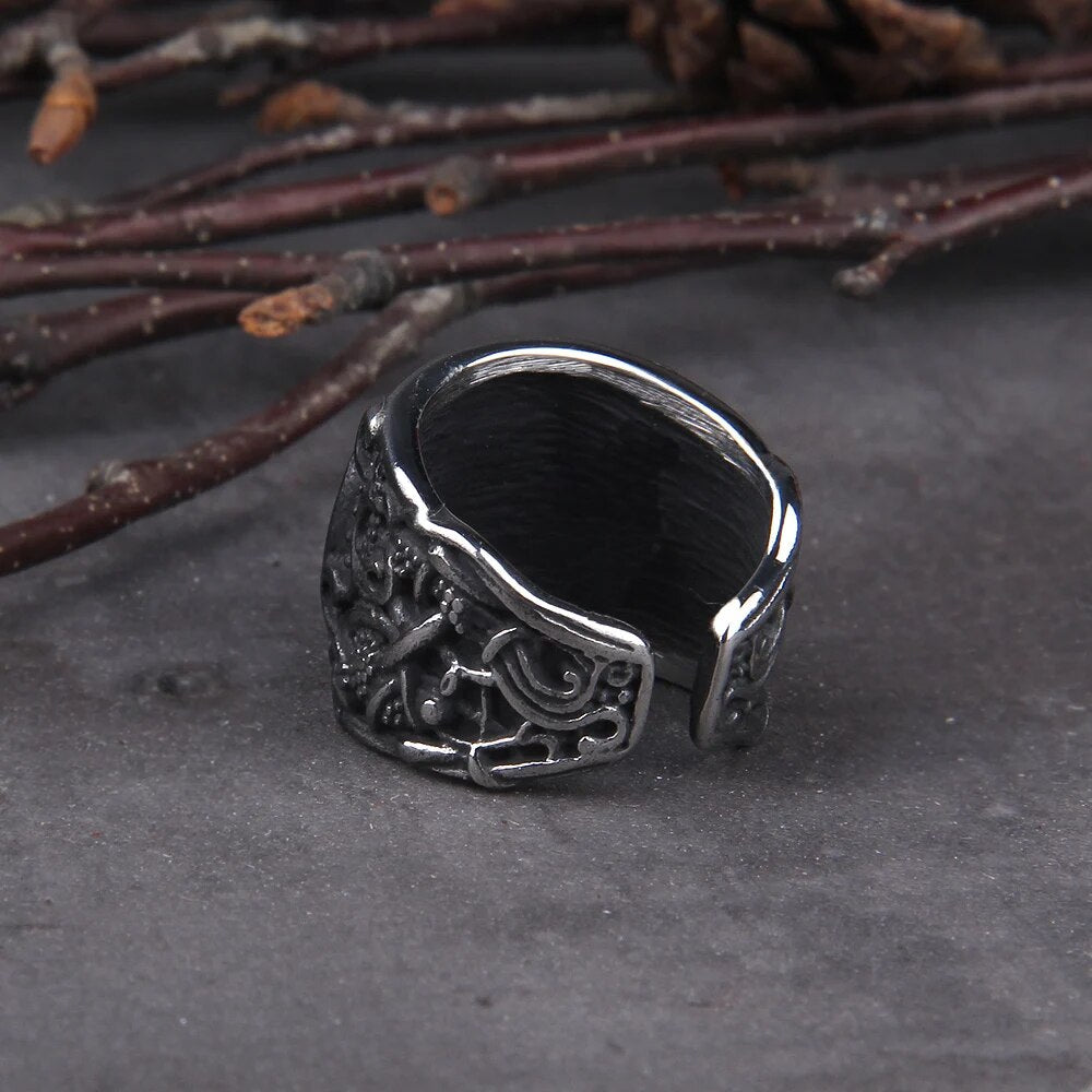 anillo vikingo de valknut