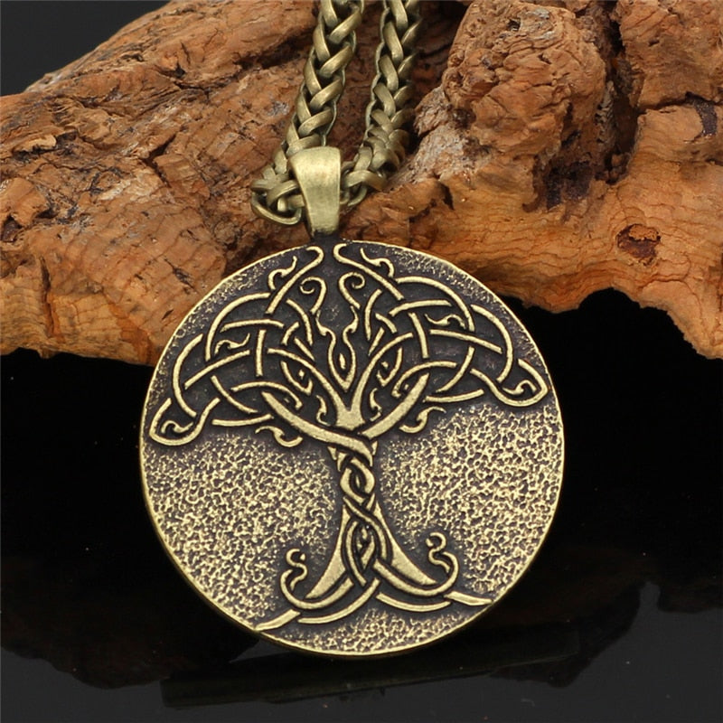 colgante arbol oro