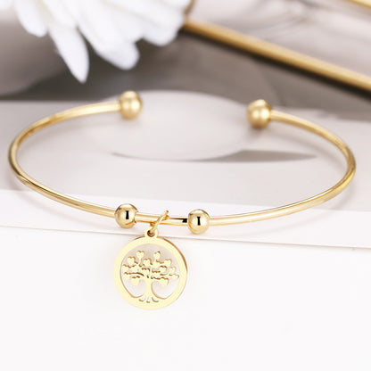 pulsera de arbol de la vida oro