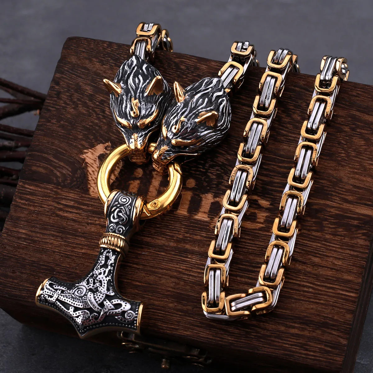 collar lobo mjolnir
