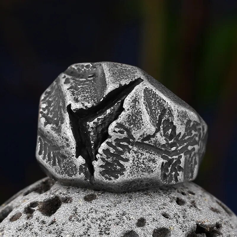 anillo vikingo artesanal