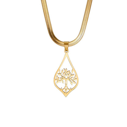 collar oro arbol de la vida