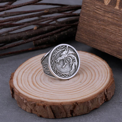 anillo lobo witcher