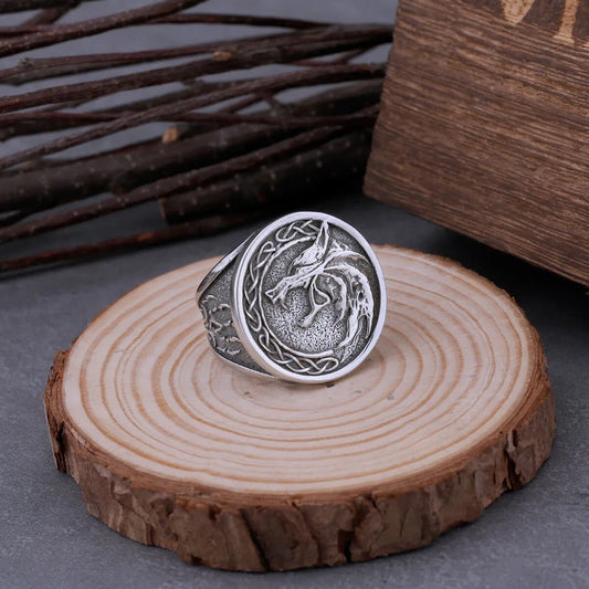 anillo lobo witcher