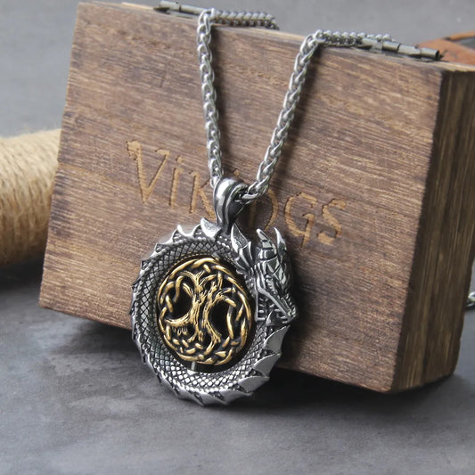 colgante ouroboros arbol