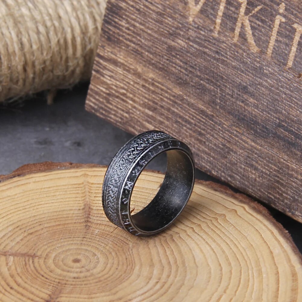 anillo simbolos vikingos