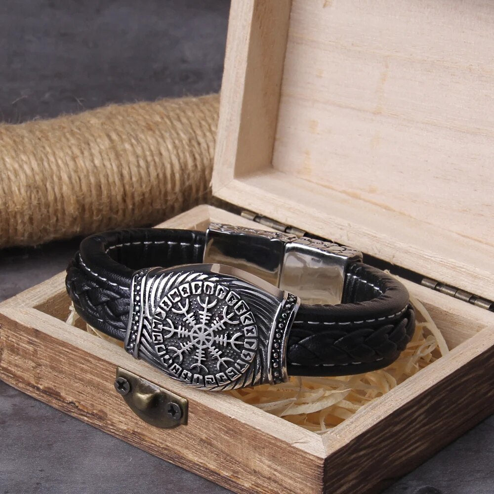brazalete brujula aegishjalmur