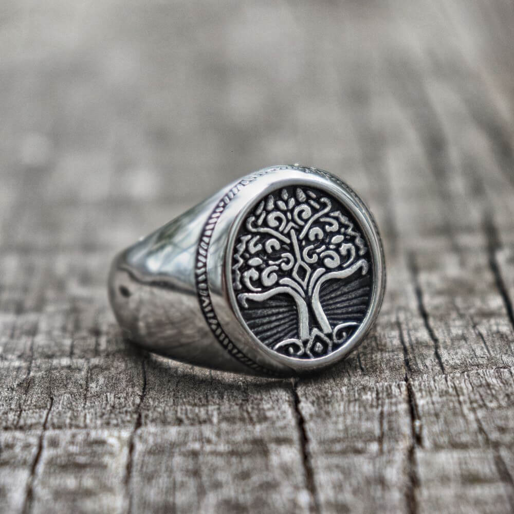 anillo arbol de la vida celtico