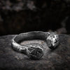 Anillo Nórdico Runas Vikingas