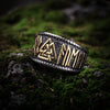 Anillo Vikingo Runas valknut