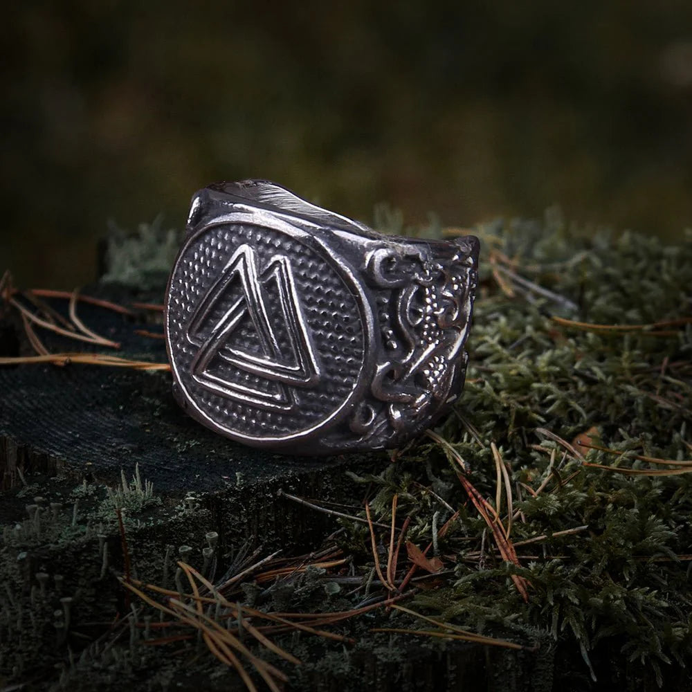 Anillo Vikingo Valknut