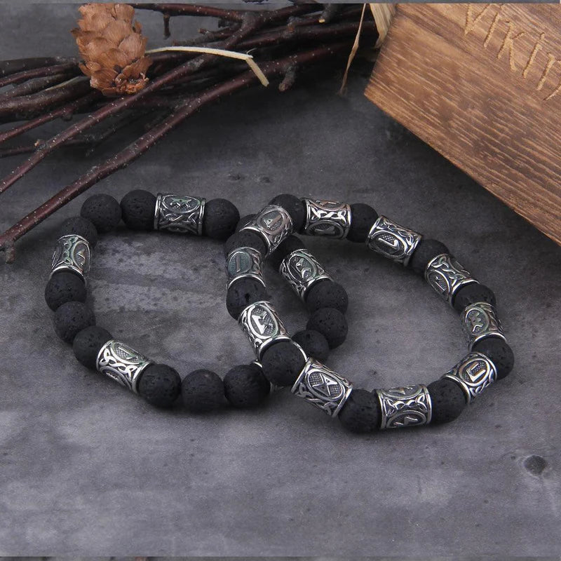 Brazalete Volcánico Runas Futhark