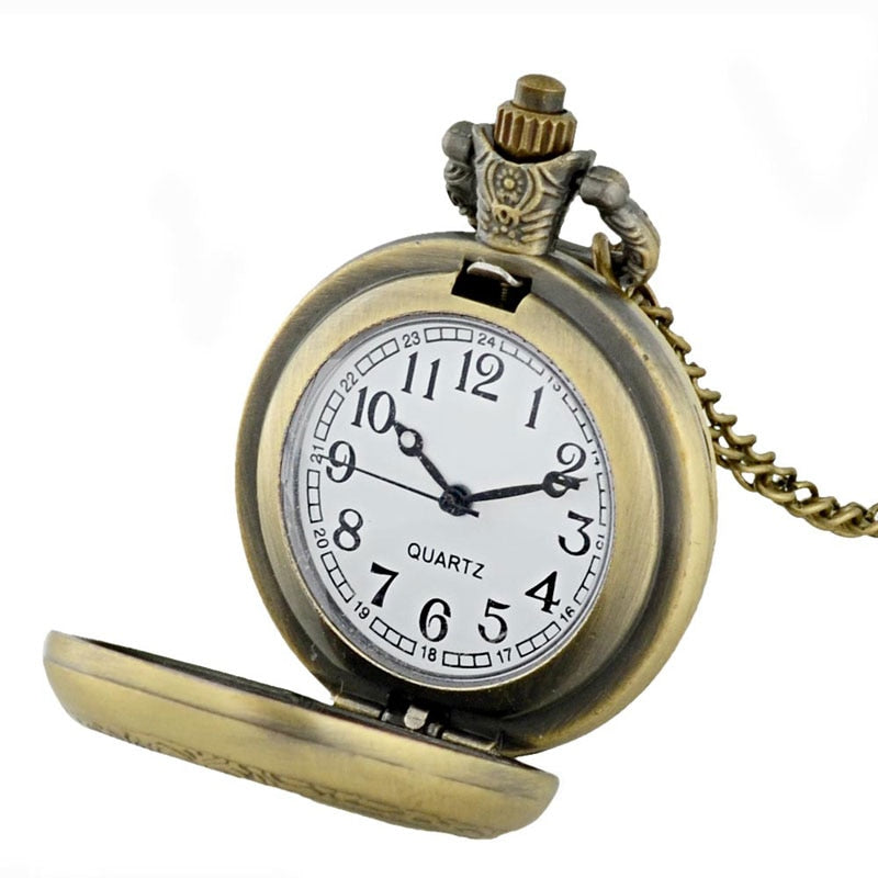 reloj de bolsillo runas oro