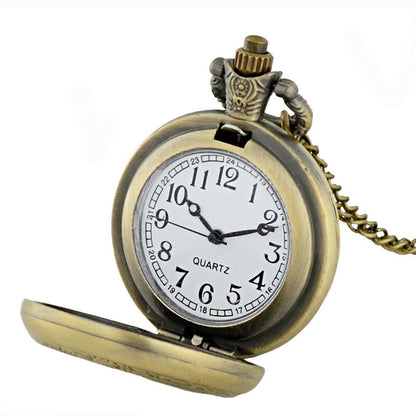 reloj de bolsillo runas oro