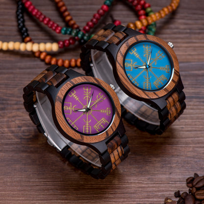 reloj madera mujer