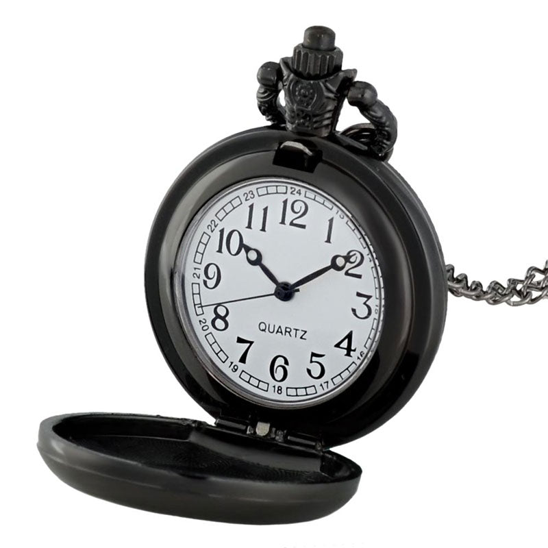 reloj de bolsillo runas negro