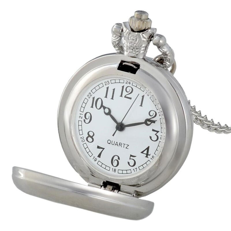 reloj de bolsillo runas plata