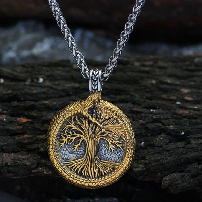 colgante arbol de la vida oro